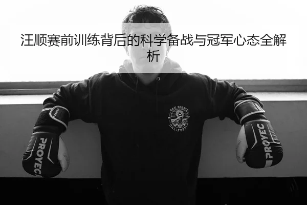 汪顺赛前训练背后的科学备战与冠军心态全解析